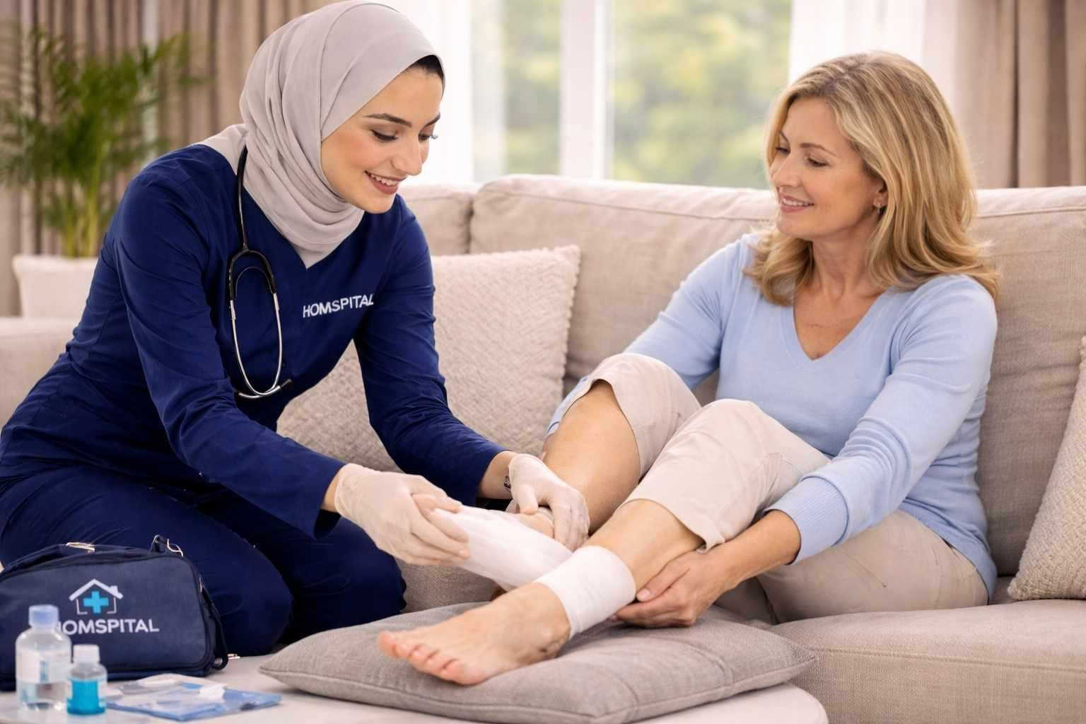Wound Care at Home in Dubai