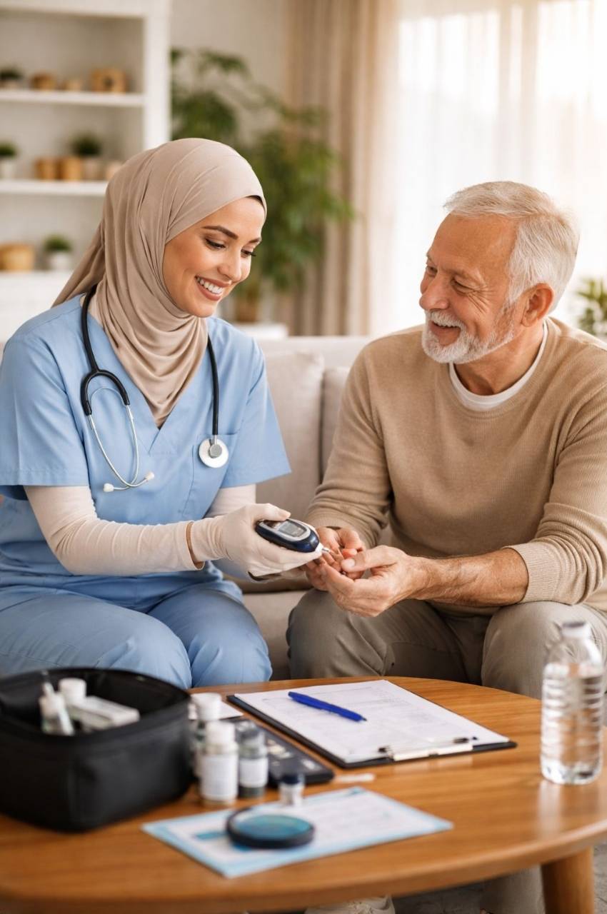 Benefits of Diabetes Care at Home in Dubai